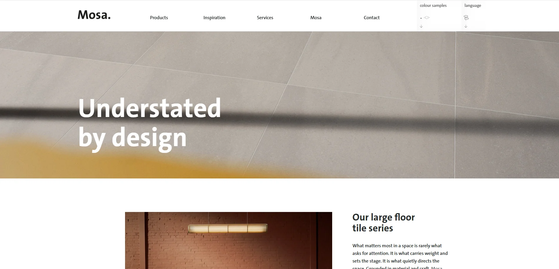 Mosa website